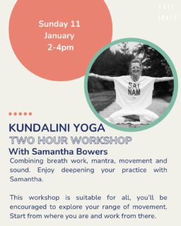 JANUARY WORKSHOP 

Welcoming @bowersboost back in 2026. Deepen your practice and enjoy two hours with Samantha. 

You won’t be in active poses for two hours, don’t worry. A workshop facilitates discovery and understanding of the practice beyond just movement - so expect mantra and sound (participate or listen)  and a soothing meditation. 

Open your hearts and minds to something new in 2026! Booking via the events and workshops page