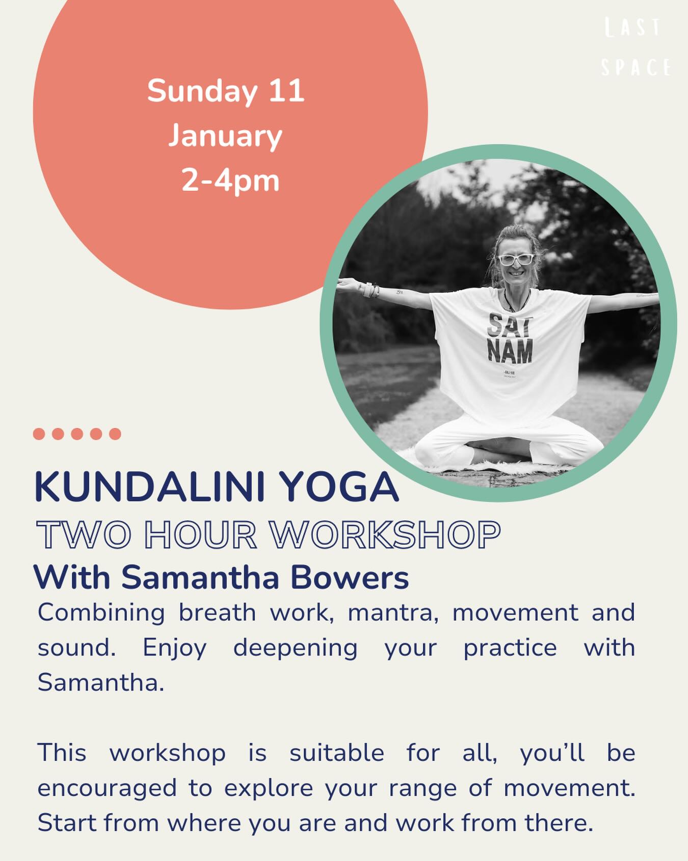 JANUARY WORKSHOP 

Welcoming @bowersboost back in 2026. Deepen your practice and enjoy two hours with Samantha. 

You won’t be in active poses for two hours, don’t worry. A workshop facilitates discovery and understanding of the practice beyond just movement - so expect mantra and sound (participate or listen)  and a soothing meditation. 

Open your hearts and minds to something new in 2026! Booking via the events and workshops page