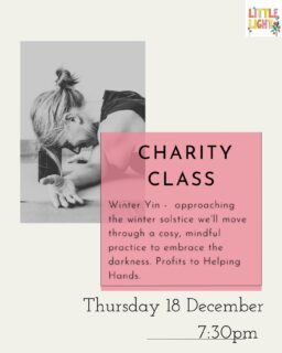 Final two places for yin yoga this evening 7:30pm with all profits to Helping Hands Community project. 

Yin yoga is a floor based practice where we hold stretches. There is a mild to moderate load on the muscle - enough to gently stress the connective tissues without creating too much strain. We stretch but we soften. 

The stillness is just the thing for the approaching winter solstice allowing us to acknowledge the quiet and darkness. And it can be a wonderful internal ‘dance’ between effort and ease, that draws us inward. It can become very meditative so we can find that inner light. 

It £15 for 1h and 15 mins. With profits to charity. https://bookwhen.com/siangulliveryoga#focus=ev-skf5q-20251218193000